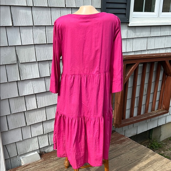 Gudrun Sjoden Fuchsia Long Sleeve Dress - Picture 5 of 7